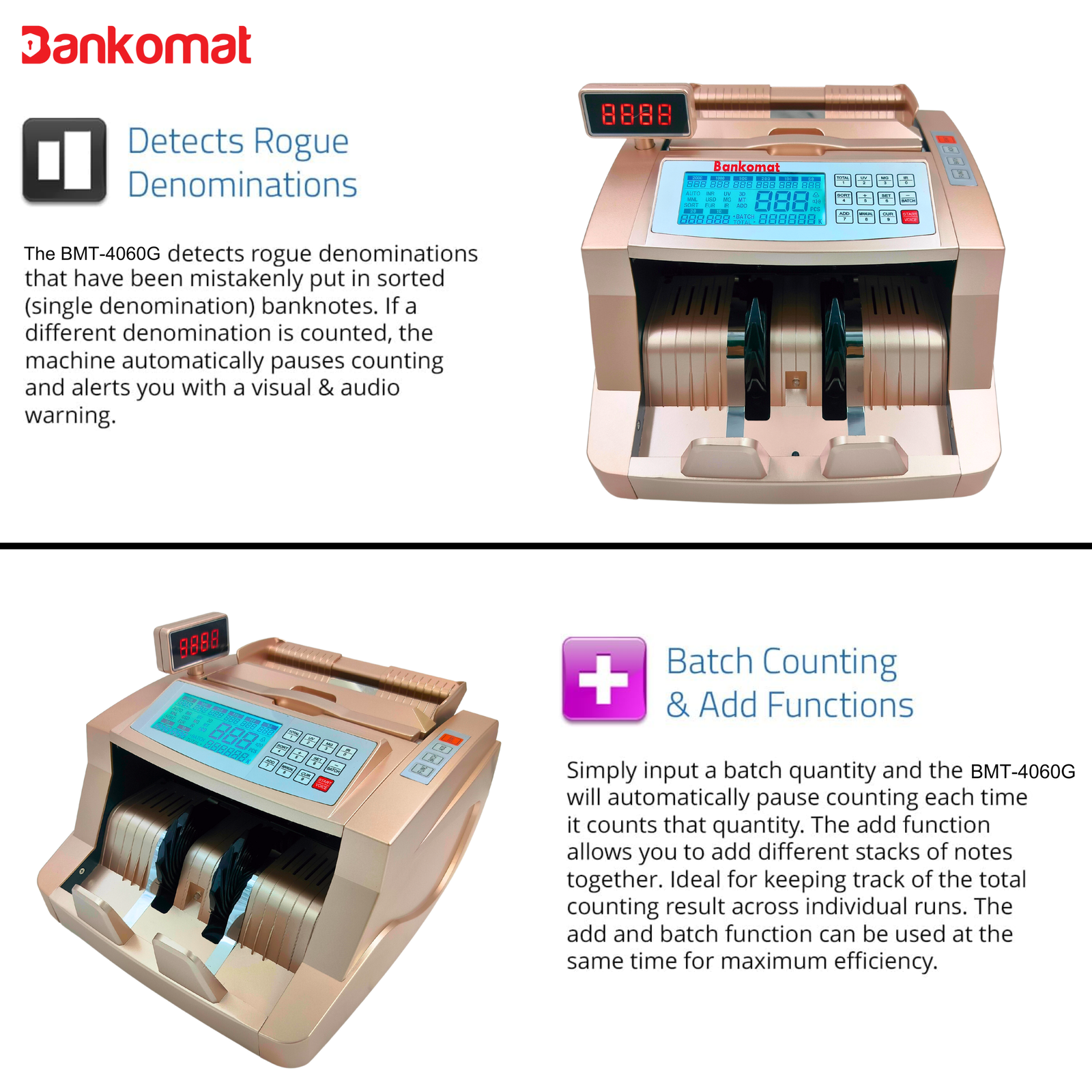 Currency counting machine